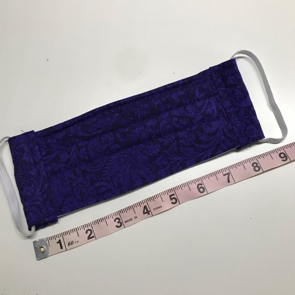 Face mask, face covering, filter pocket purple - Picture 7 of 8